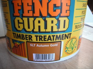 Fencing treatment at Oakwell Garden Products