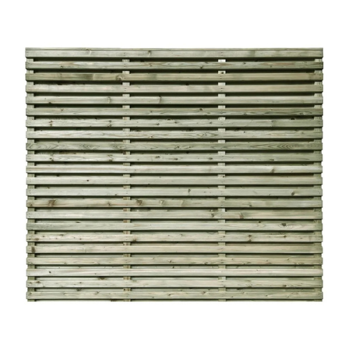 Double Sided Contemporary Slatted Panel (Planed Eased Edge Timber)