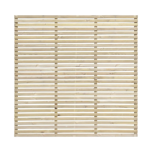 Single Sided Contemporary Slatted Panel (Planed Eased Edge Timber)